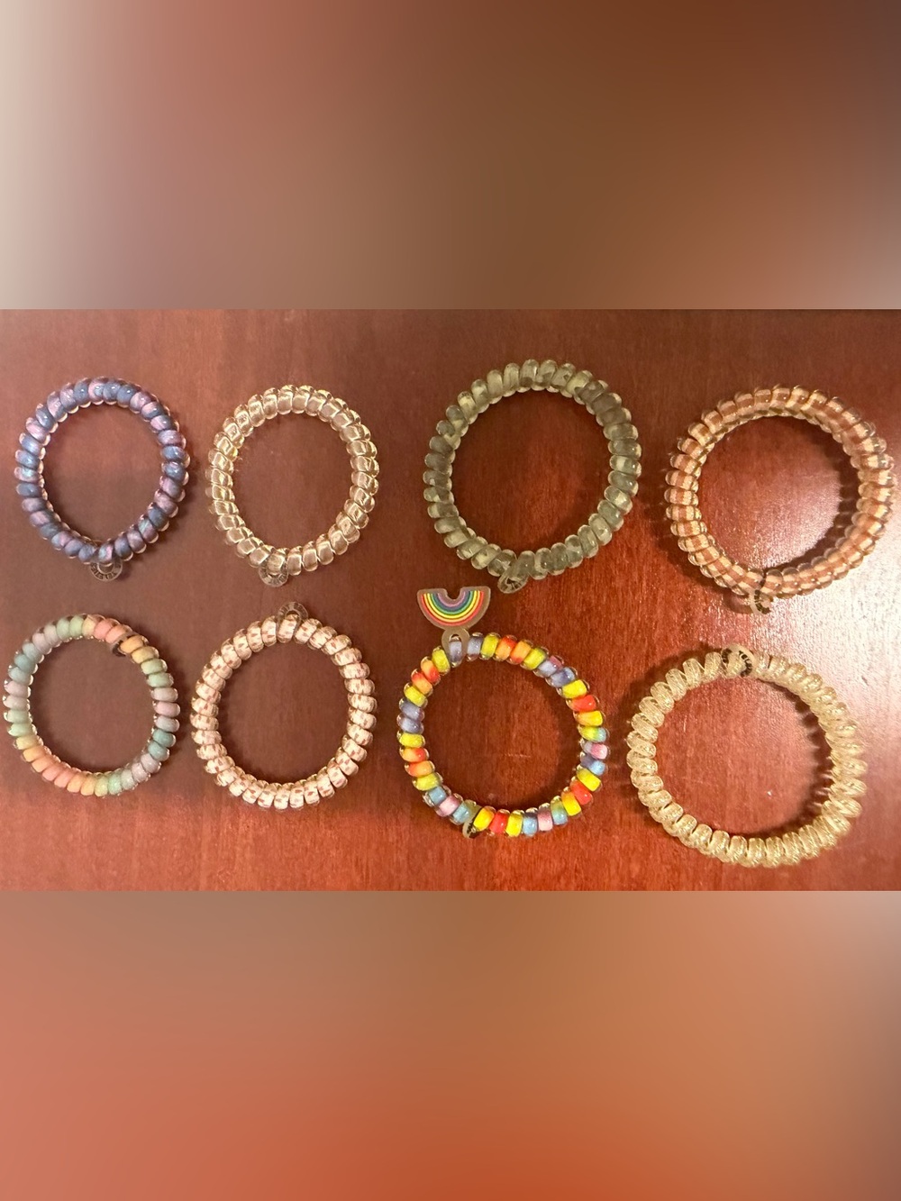 Lot of 8 Teleties hair ties - Picture 3 of 5